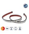 GloboStar® 81734 Car Backlit LED Strip Εύκαμπτη Ταινία 100cm Σήμανσης DRL Αυτοκινήτου 3 Προγραμμάτα Φωτισμού LED SMD 5050 12W DC 9-30V Αδιάβροχη IP65 Πορτοκαλί - Κόκκινο - 2 Χρόνια Εγγύηση